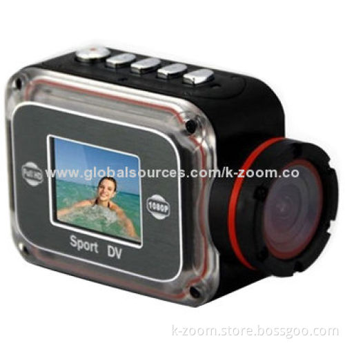 Sport camera, 120°, A+ grade high-resolution, ultra wide angle lens